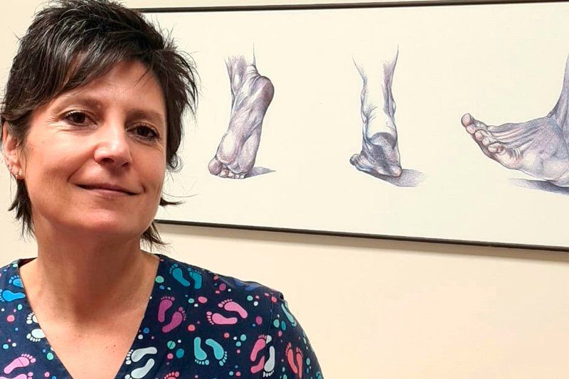 Belén Rodríguez, podóloga